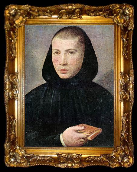 framed  CAROTO, Giovanni Francesco Portrait of a Young Benedictine g, ta009-2
